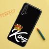 Чехол Король Королева Корона для Huawei Nova 12s 11i 7i 8i 12i Y73 Y70 Y90 Y60 Y72 Y61 Y91 9 10 SE P40 Lite P30 Pro