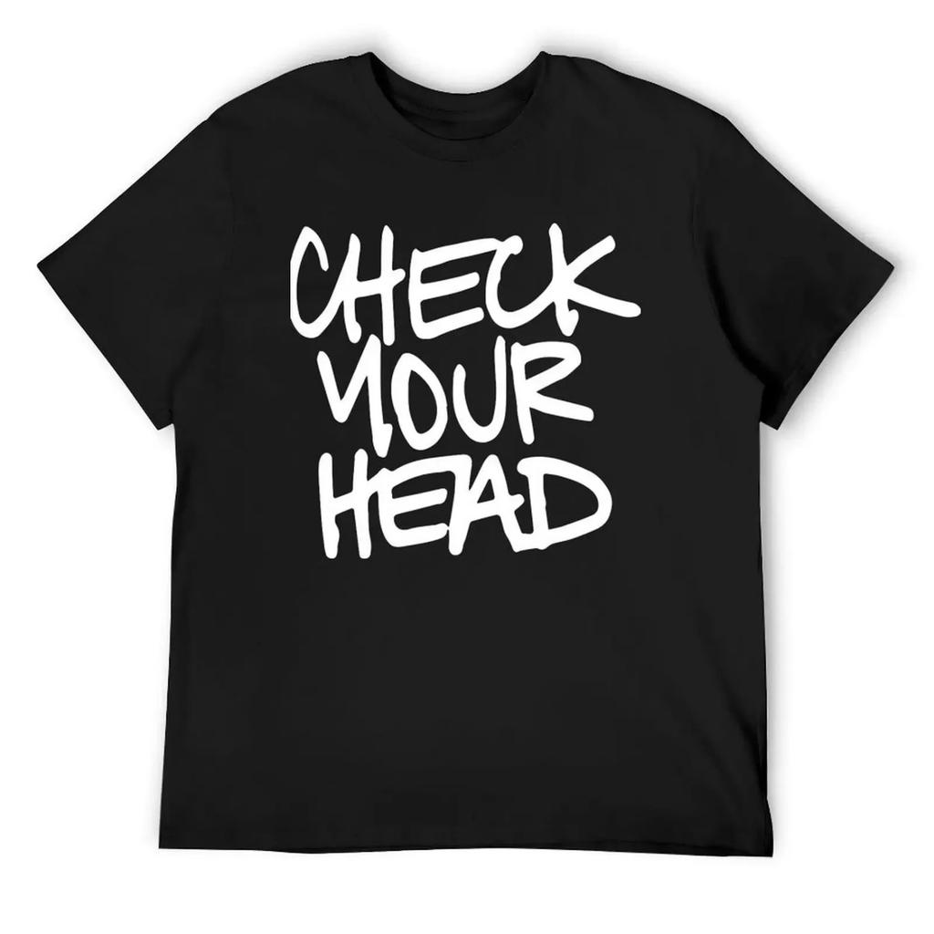 Футболка Check Your Head аниме фигурки аниме футболки Blue Lock для мужчин с принтом