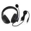 USB Headset with Mic Gooseneck Microphone Rod Noise Reduction Students Listening and Speaking Exam