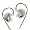 KZ Castor Wired In-Ear Monitor Earphones with Bass Reinforcement (No Microphone, Silver)