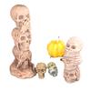 3D Ghost Skull Candle Silicone Mold DIY Halloween Horror Decoration Aromatherapy Candle Plaster Handmade Soap Mould Party Decors