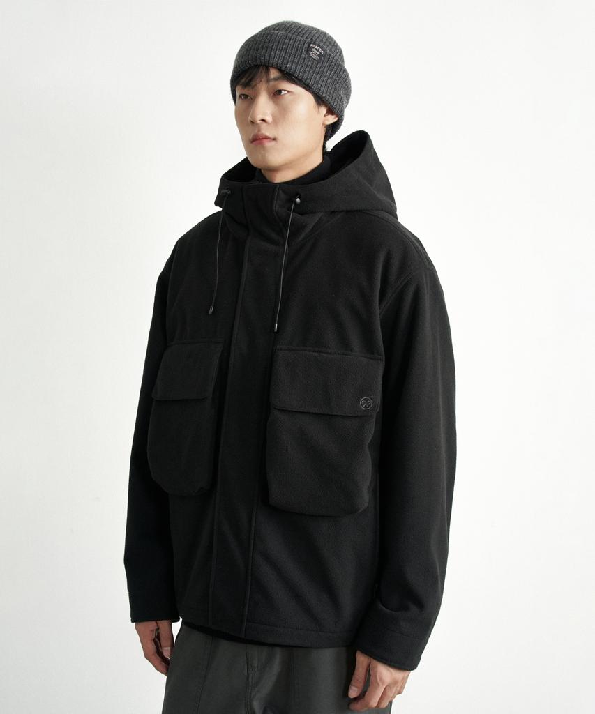 Helement Perfect Windproof Fleece Jacket (Black)