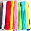 Colorful Chenille Stems DIY Bouquet Kit: Hand-woven Craft Material for Students