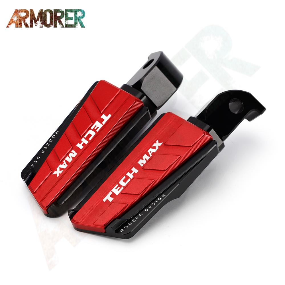 For YAMAHA TMAX 560 TECHMAX T MAX 560 T-MAX 560 TECHMAX 2022 Motorcycle Accessories CNC Rear Passenger Foot Rests Pegs
