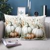 1 pieces -2D flat printing Autumn Pumpkin Pattern Decorative Throw Pillows Polyester pillowcase, sofa decorative cushion cov