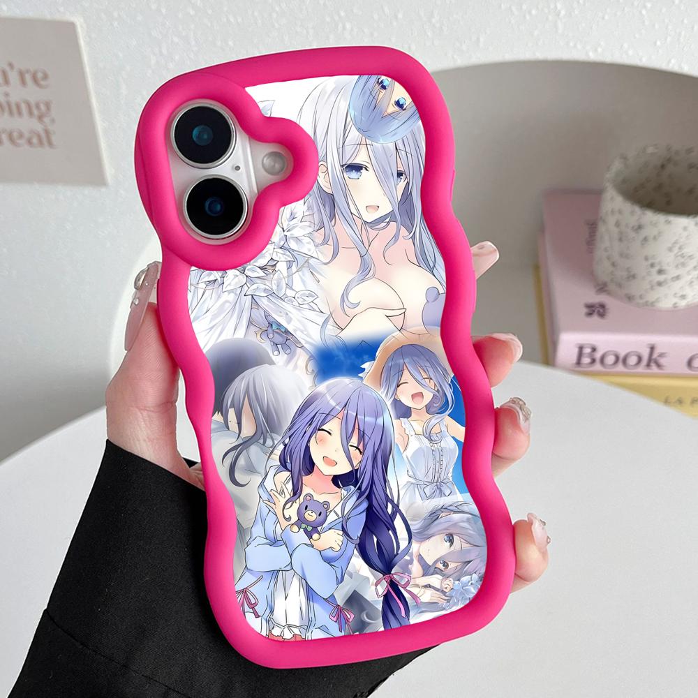 Чехол для мобильного телефона Date a Live Мио Такамия с волнистым краем из ТПУ для iPhone 17 16 15 14 13 12 11 Air Pro Max Plus Цветная крышка