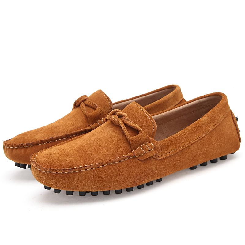 Модные мужские лоферы Обувь для ходьбы Мужские удобные лодочки Повседневная обувь Мужские удобные замшевые туфли для мужчин Плоские дизайнерские туфли Итальянские Легкие