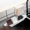 Retractable Plastic Sink Basket for Kitchen Storage and Cleaning