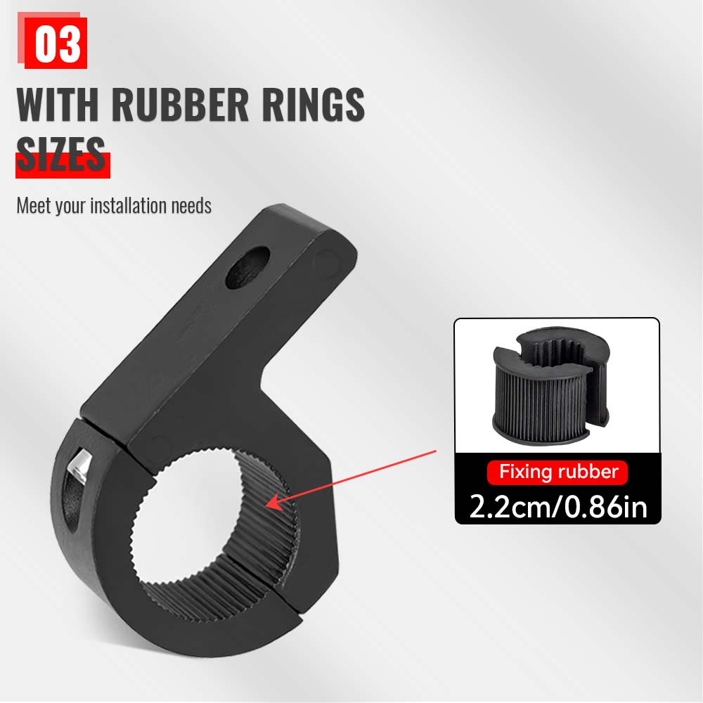 Новейшие кронштейны для светодиодных фар мотоцикла, зажимы для труб, комплект для крепления фар мотоцикла, крепление для противотуманных фар, аксессуары для мото