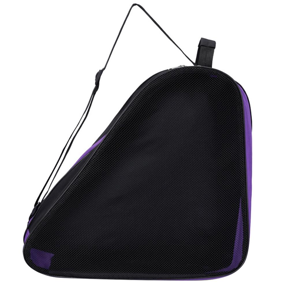 Roller Skate Bag Ice Skate Shoes Bag Oxford Cloth Ski Snow Boots Bag Multi-Compartments Ice-Skating Shoulder Bag for Ski Sports