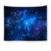 Digital Forest Starry Night Sky Printing Wall Hanging Tapestry Home Decoration