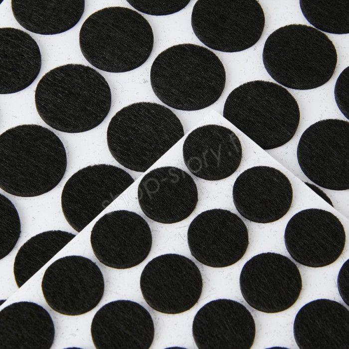 Patins Adhésifs en Feutre - PATSAFE - Pack de 125 - Antirayure - Installation Facile - Noir Neutre
