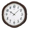 Seiko Clock Wall Brown SEIKO EMBLEM HS544B [Gift Wrapping] Clock, Wood, 340x331x36mm, Radio-Controlled, Analog,