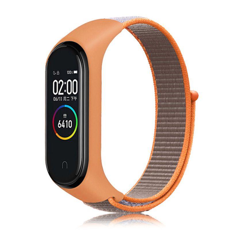 Высококачественный регулируемый нейлоновый ремешок для Xiaomi Mi Band 3/4/5/6 Прочный и легкий