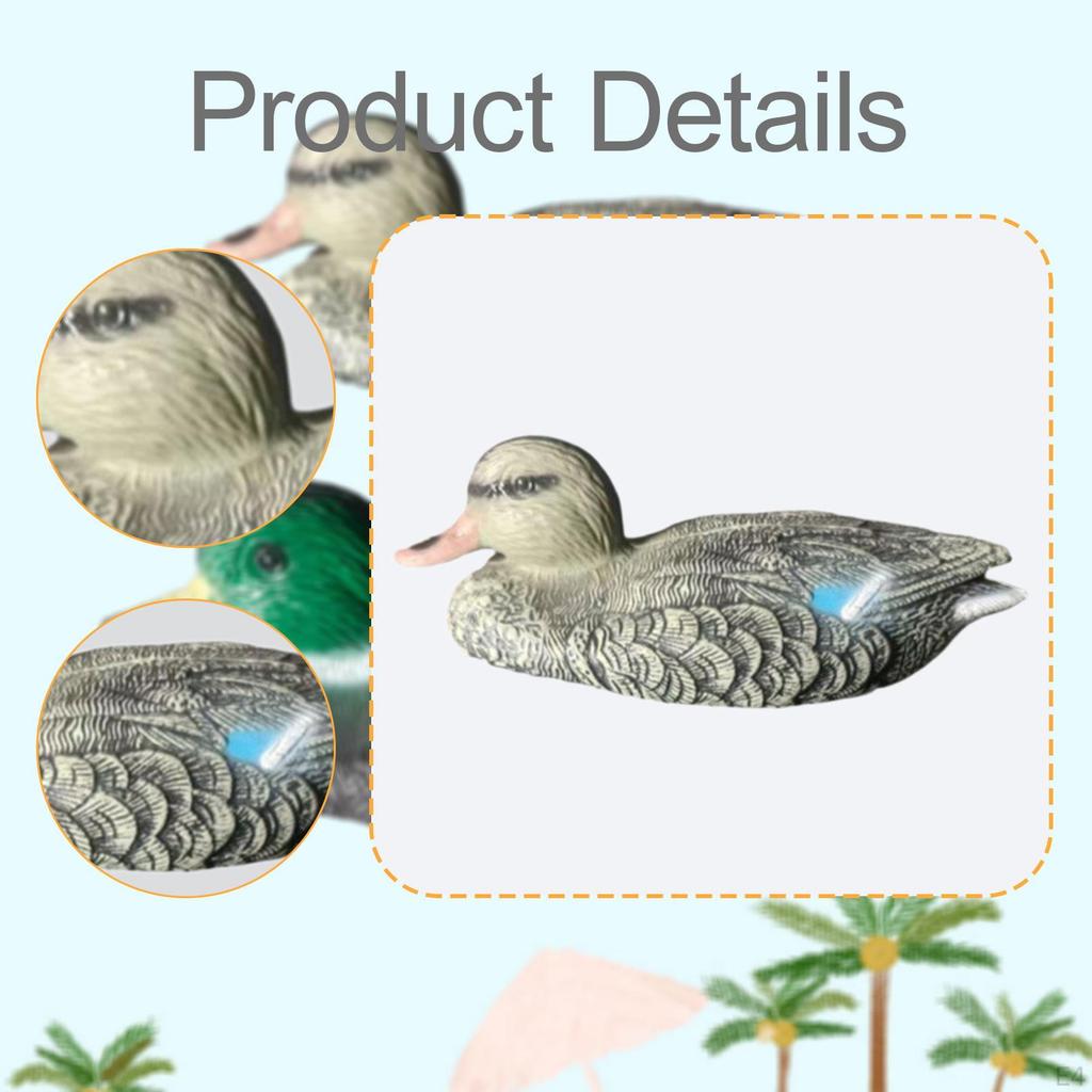 Duck Decoy Statue Fake Versatile Hunting Pond Decor for Patio