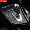 Углеродное волокно, панель переключения передач автомобиля, боковая L-образная полоска, отделка салона для Bmw 3 Serie 4 3gt F30 F31 F32 F34 F36