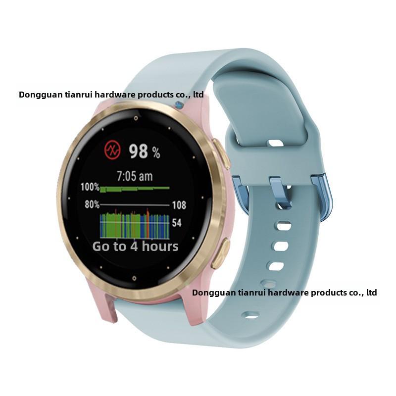 Silicone Strap for Xiaomi, Garmin Vivoactive 3/4S, Huawei B5 - 18mm Printed Band