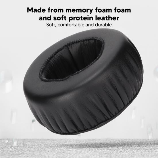 Амбушюры для наушников с шумоизоляцией из протеиновой кожи и эффектом памяти, утолщенные сменные амбушюры 