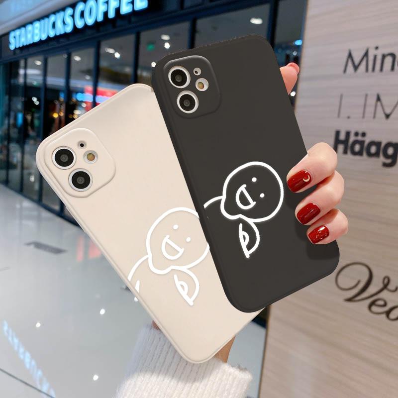Забавный и смешной чехол для телефона в виде человечка из спичек для iPhone 16 15 14 13 12 11 Pro Max X XS XR 8 Plus, силиконовый, противоударный, мягкий чехол для телефона