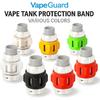 3-in-1 Silicone Shock Absorbing Tank Protector Sleeve | Anti-Break Glass Armor Cover | Durable Bands Will Fit Any Tank (black)