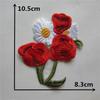 Red Green I Embroidery Hollow Embroidery Sewing Lace Collar Flower Diy Decorative Clothing Decal Accessories