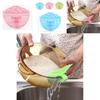 Creative Smile Clip On Rice Washer With Water Drainer For Fruits Vegetables And Grain Filtering