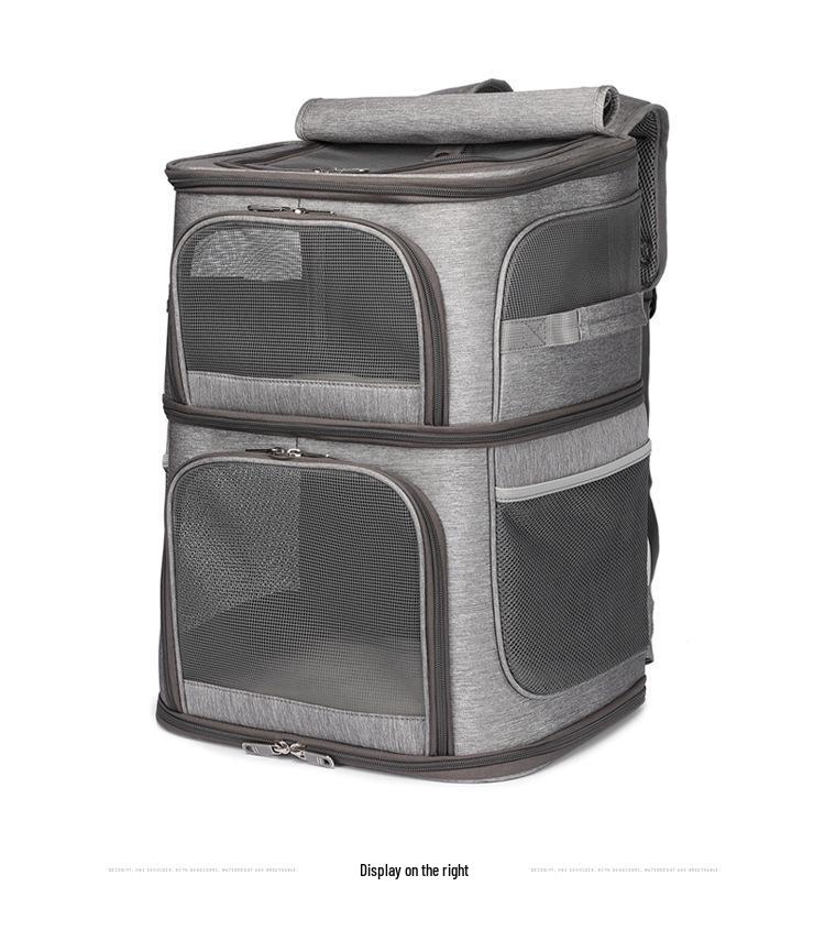 Ханбок Двухслойный Рюкзак для Питомцев Большого Пространства для Кошек - Идеально для Прогулок