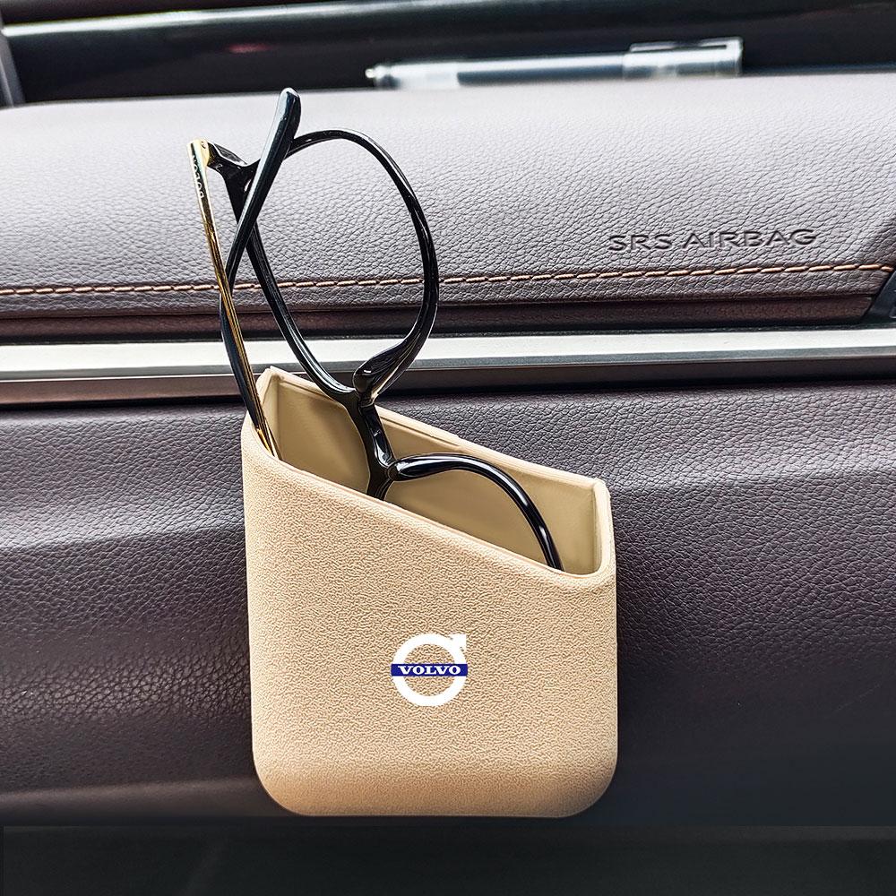 qzhum6 New 2pcs Plastic Car Organizer Auto Truck Pillar Storage Box Accessories For Volvo T6 AWD C30 C40 C50 C70 S40 S60 S70 S80 S90