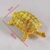 Брелок-черепаха денежная Счастливый сплав Брелок Привлекающий богатство Золотая черепаха Брелок Декоративный Однотонный Металлический Подвеска для ключей