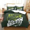 3D Print Scooter Skateboard Fashion Bedding Set Single Twin Double Queen King Cal King Size Bed Linen Set