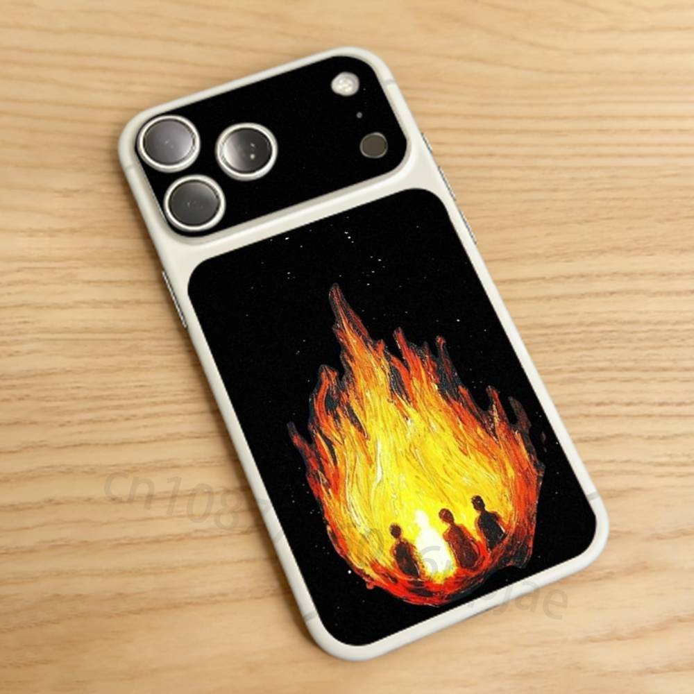 Зажги мой огонь Для iPhone 17proMax/17pro Полное покрытие Наклейка Пленка-обертка Цветная Задняя Защитная Наклейка Пленка