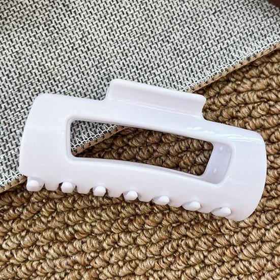 1/4 шт. Женский зажим для волос, мягкий силиконовый, с противоскользящими зубцами, для затылка