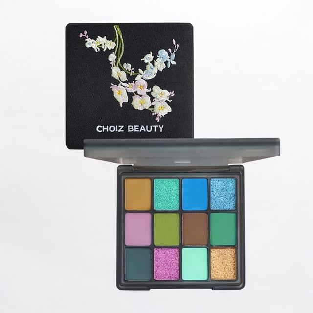 CHOIZ BEAUTY - Палетка теней для век 'Растительная серия', 12 цветов