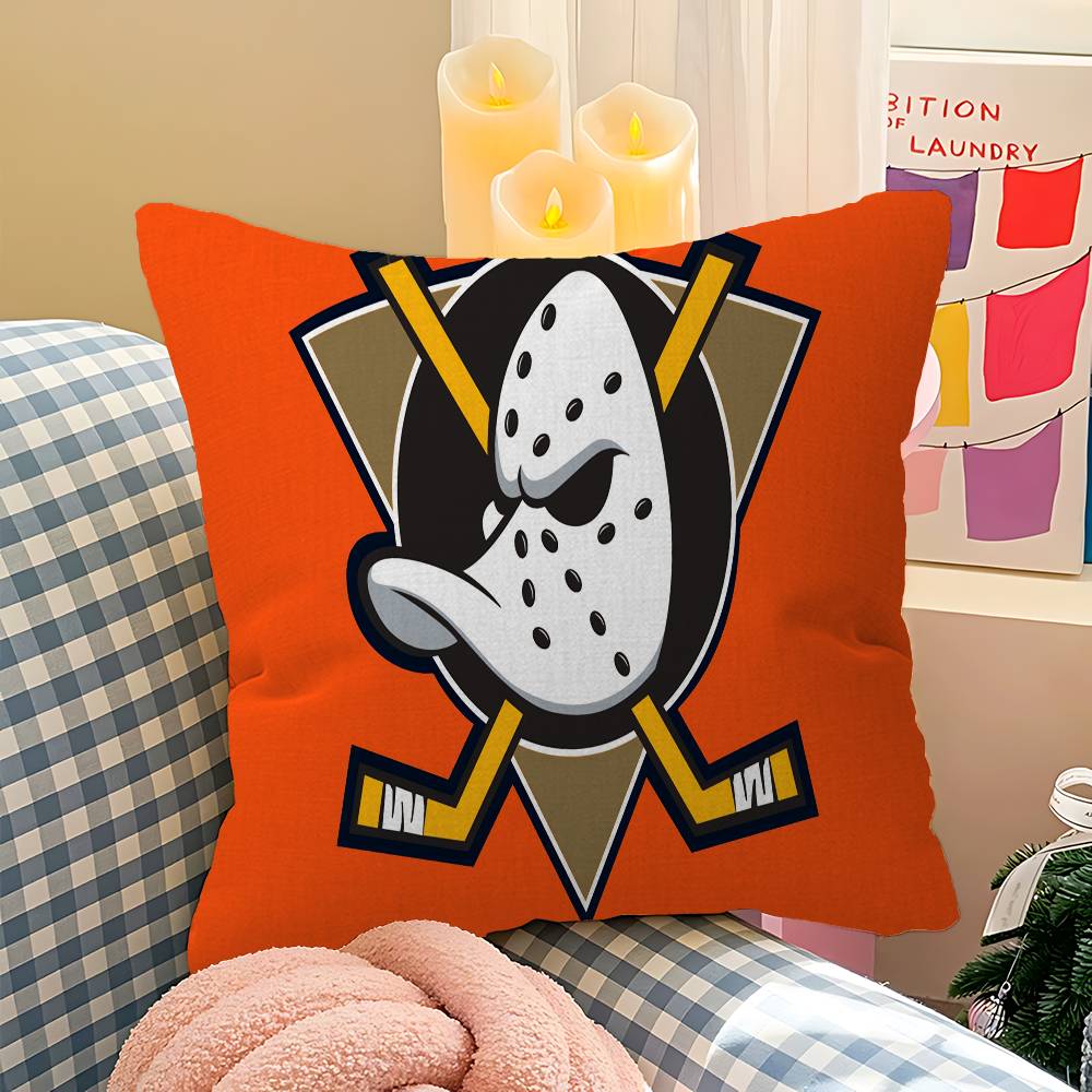 A-Anaheim D-Ducks Pillow Gift Home Office Decoration Bedroom Sofa Car Cushion Cover Case 45X45