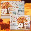 Chivertion 150 Pcs Thanksgiving Happy Fall Bulletin Board Decorations Fall Tree Bulletin Board Set Pumpkin Maple Leaves Scarecrow Cutouts Autumn