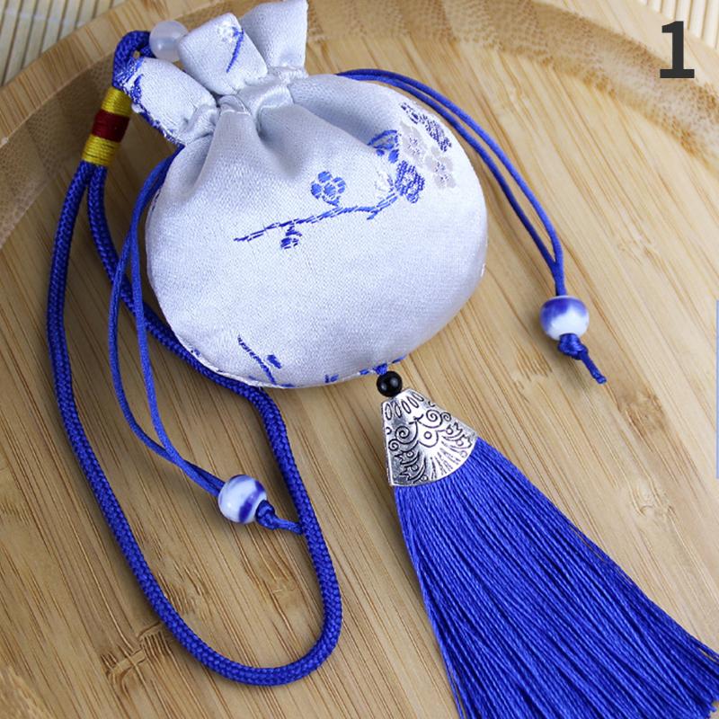 Темпераментные Саше, модные ретро парчовые аксессуары Hanfu, автомобильные подвесные украшения, портативные китайские винтажные сумки для хранения ювелирных изделий
