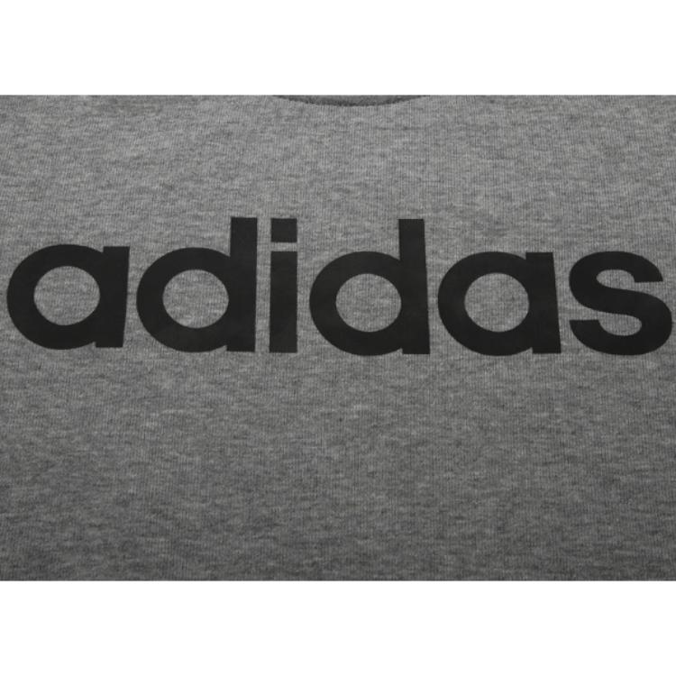 adidas Нео повседневный удобный американский круглый вырез толстовка женская толстовка серый DM2061