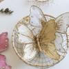 25*21см Украшение на Рождественскую елку Золотой порошок Подвесное украшение Рождественская бабочка Фестиваль