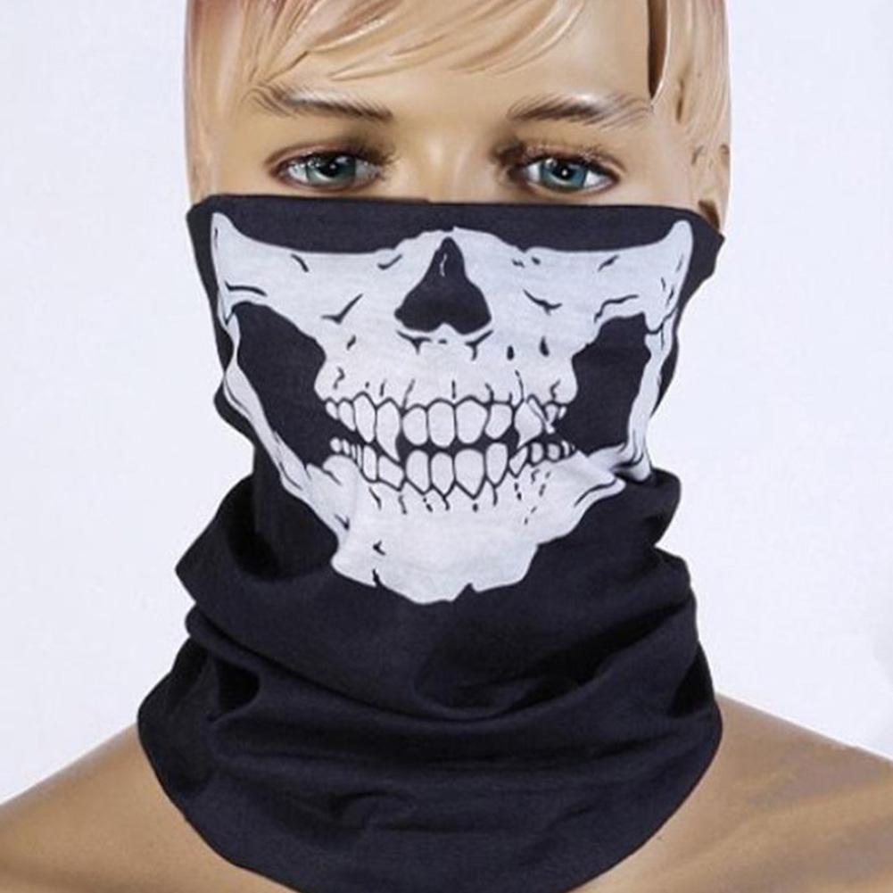 Multi-purpose Skull-head Pattern Magic Scarf Variable Seamless Turban/Mask Halloween Props