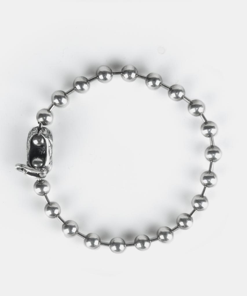 Sheen666 Unknown Creature Ball Chain Silver Bracelet 6Mm