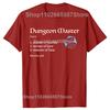 Funny Dungeon Master (DM) Definition Dungeons Dragons T-shirts Men Fashion Casual Oversized 100% Cotton Loose Oversized T Shirt