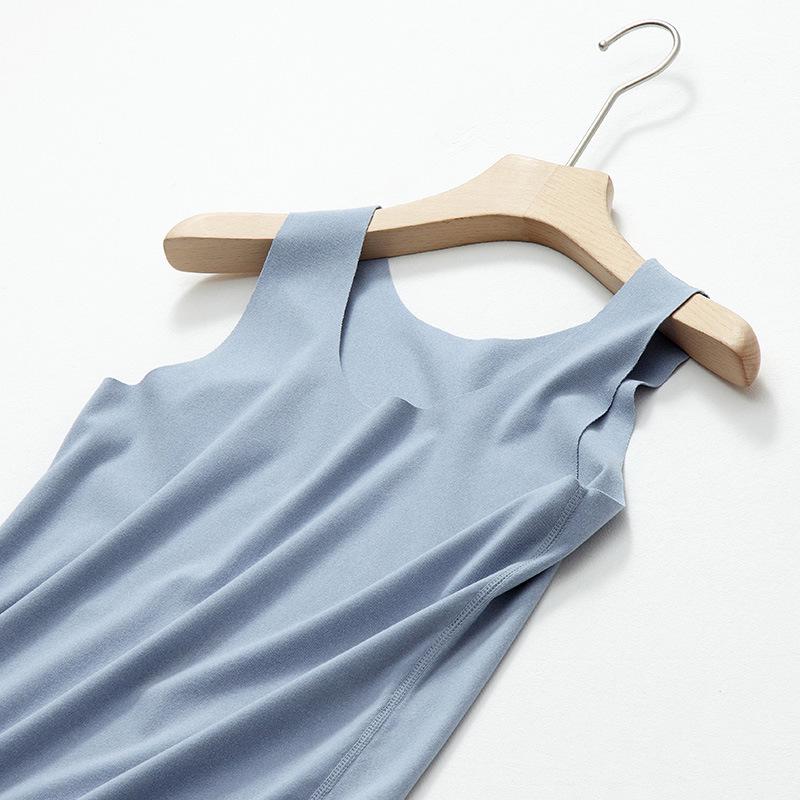 Женский бесшовный теплый жилет большого размера с облегающим силуэтом - Матовый материал для осени и зимы, Базовый топ с высокой эластичностью