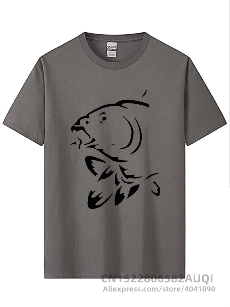 Летний топ с круглым вырезом и 3D-принтом рыбы, модная повседневная мужская футболка с коротким рукавом