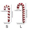 2pcs Twisted Christmas Foam Candy Cane Mini Christmas Tree Decoration  Party Favors