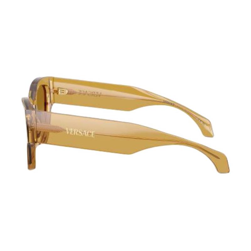 Versace Gradient Design Acetate Irregular Sunglasses Women Yellow 65991979 VE4492U 53472L 53-Black 53