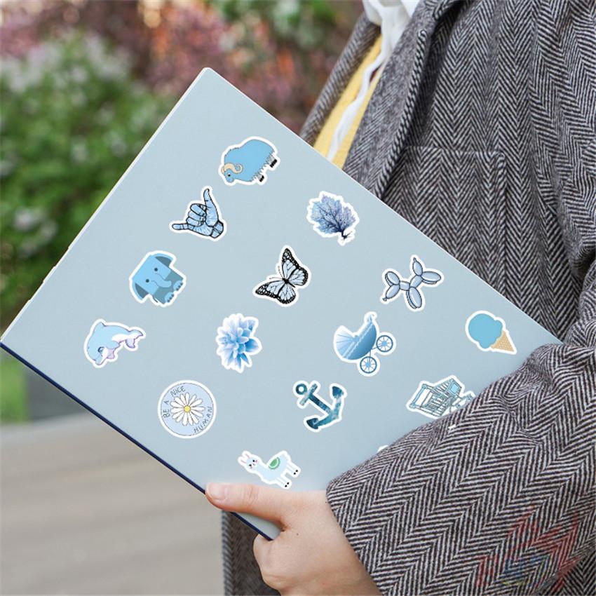 100 шт./компл. Ins Blue VIBES Art Mini домашние собаки наклейки DIY модные наклейки наклейки