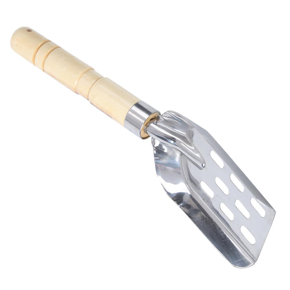 Нержавеющая сталь интегрированная деревянная ручка лопатка для смешивания приманок рыболовные снасти для рыбака