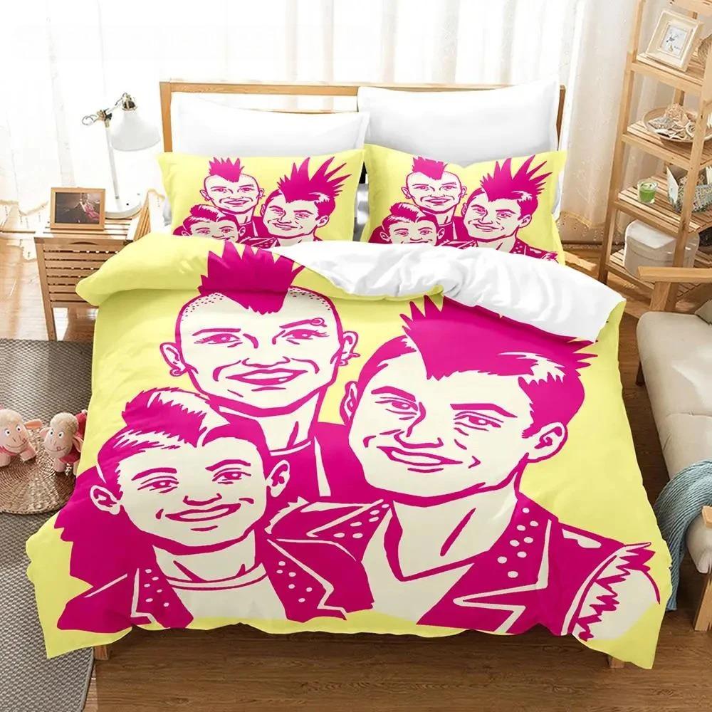 New Nofx Rock Band Bedding Set Single Twin Full Queen King Size Bed Set Adult Boy Bedroom Duvet cover Sets 3D Anime