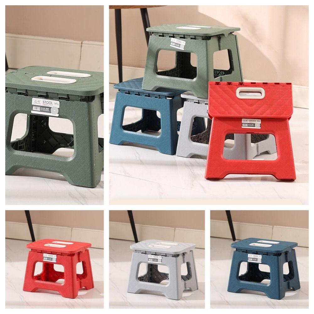 Handheld Small Benches Thickened Foldable Stool Portable Footstool Garden
