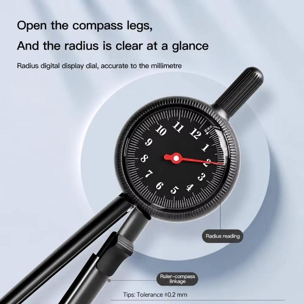 Precision Circle Drawing Gauge Drafting Drawing Geometry Compass Junior High School